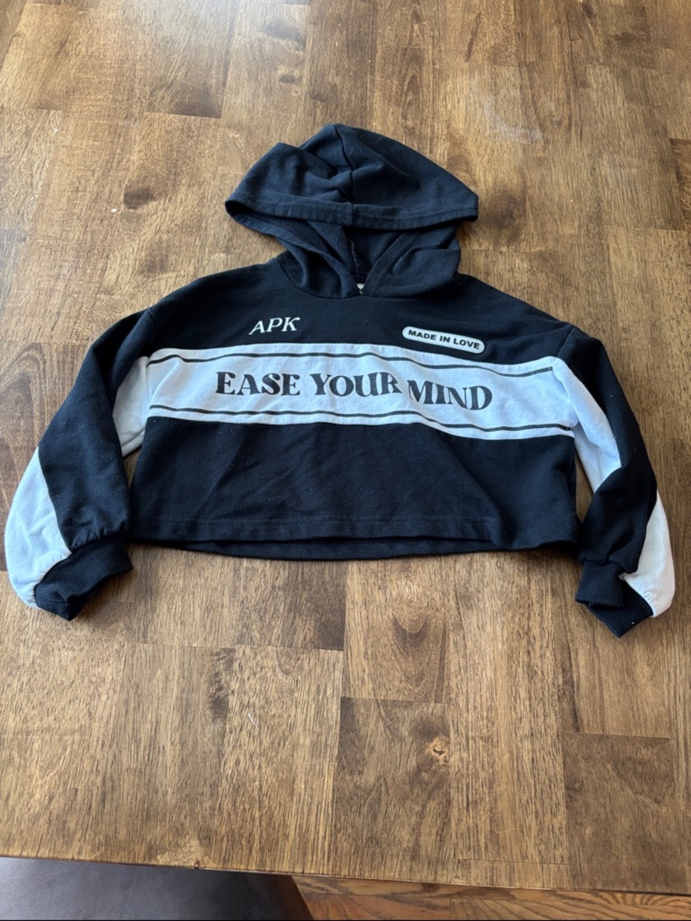 Purchased in Tokyo Harikuku store ANAP KIDS Black Crop Hoodie - Youth Size 120